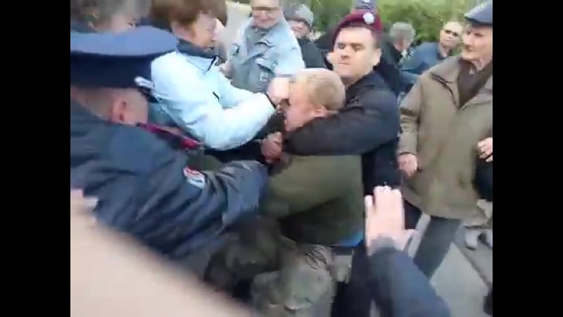 ✔ особое мнение херои современной украины сражаются с пенсионерами на куликовом поле (09 10 2016)