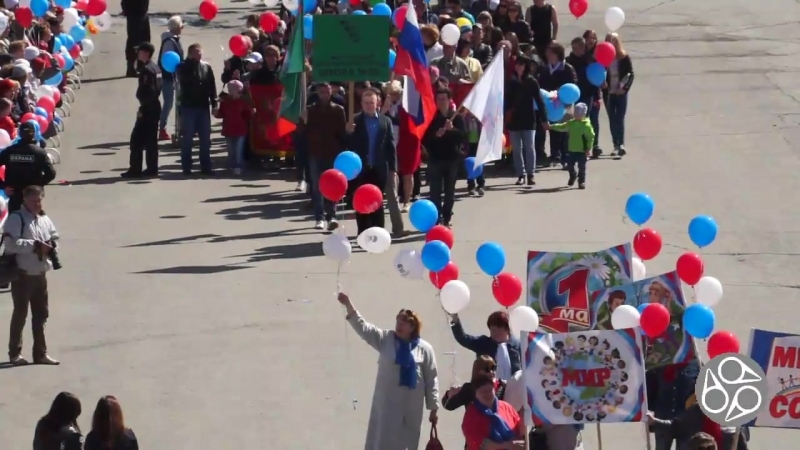 Трансляция с первомайского шествия #2