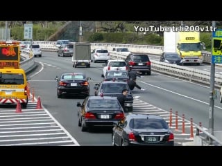 Japanese prime minister motorcade