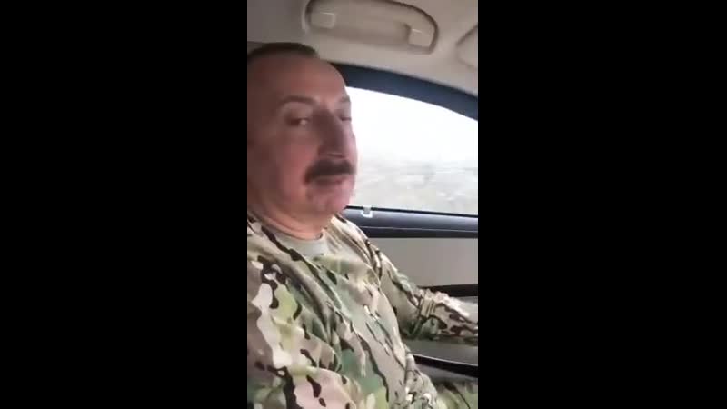 🇦🇿 президент азербайджана ильхам алиев едет в губадлинский район, который был освобождён от оккупации