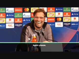 The translator sounds erotic klopp