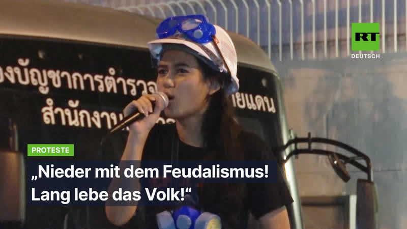 Bangkok proteste gegen monarchie vor deutscher botschaft