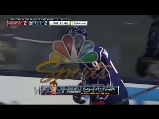 Коламбус вашингтон / гол панарина / panarin ties game after finishing off furious rush with atkinson