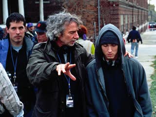 На съёмках "8 мили" / making of 8 mile (2002)