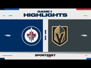 Nhl game 1 highlights jets vs golden knights april 18, 2023