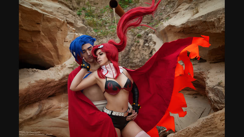Tengen toppa gurren lagann yoko & kamina backsstage