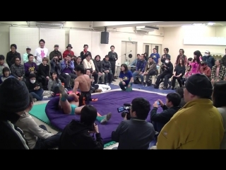 Gatoh move 2013年2月9日 里歩 (riho)＆ケニー・オメガ(kenny omega) vs 米山香織 (kaori yoneyama)＆マサ高梨 (masa takanashi)