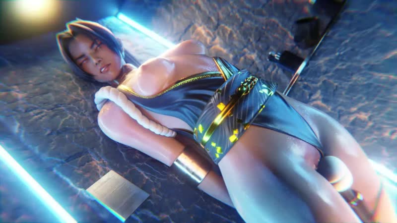 Awf mai shiranui bondage wall bdsm