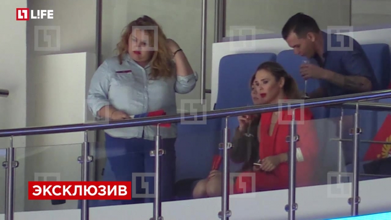 Пелагея поболела за телегина на матче сборной россии по хоккею