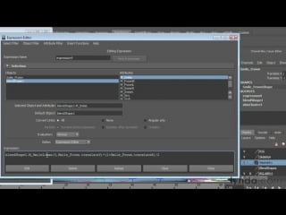 Character rigging in maya | 0909 creating a smile frown control using expressions