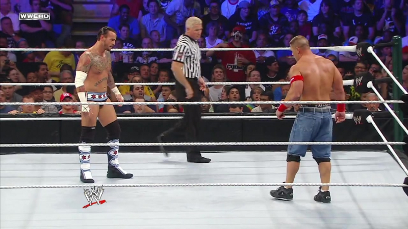 John cena vs cm punk (money in the bank 2011)
