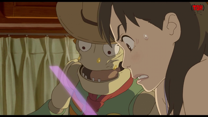 Japan animator expo 34 robot on the road