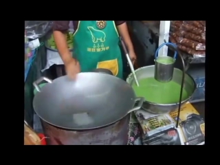 Food art amazing sweet candy, street food in thailand