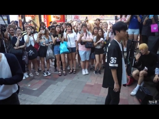 160728 kim taedong 아주nice @ hongdae busking