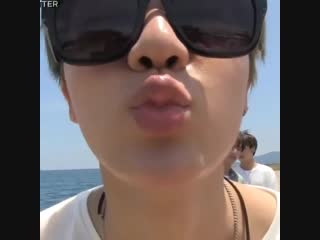 U get a smooch from jin on valentine’s day 💌