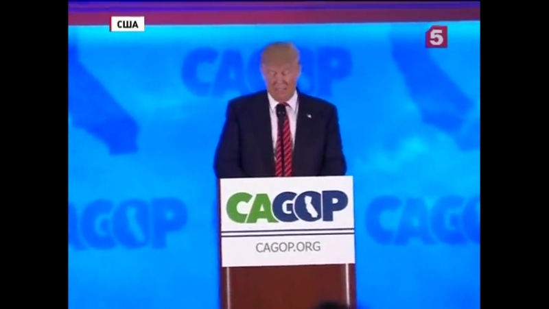 Дональду трампу пришлось перелазить через забор на пути в гостиницу