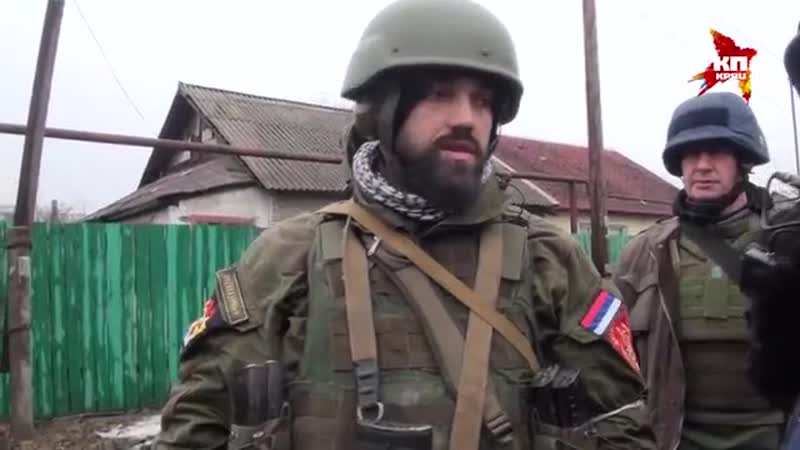 Углегорск ополчение зачищает кварталы {архив 2015}