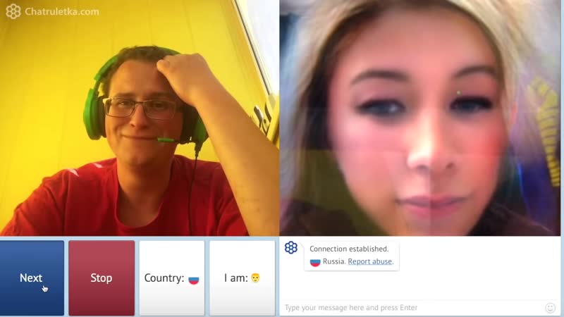 [yan reyzen] притворяюсь девушкой в чат рулетке с помощью фильтра снапчат