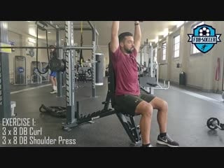Day 10 preseason upper body workout recovery fdb soccer