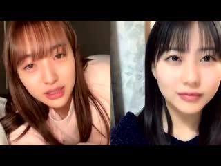 210208 showroom hkt48 team h tashima meru x tanaka miku 2143