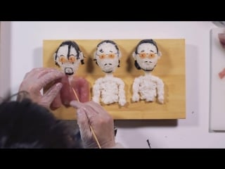 Making migos out of rice 🍙🍙riceballers