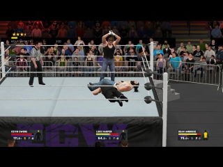 Wwe2k17 kevin owens vs dean ambrose vs luke harper