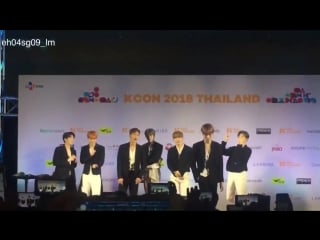 [180929] monsta x fancam meet&greet @ kcon 2018 thailand