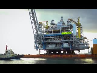 Aasta hansteen topside транспортироа и устаноа