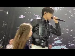 Dimash why are you crying? wanna jump with me? (fancam) kazan