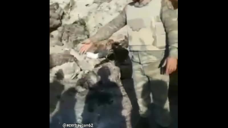 Азербайджанские бойцы после боев за физули