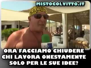 Video spiaggia fascista a