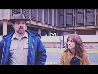 Joyce byers x jim hopper » ` stranger things vine