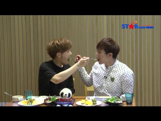 [vid]150518 kim sunggyu han yu xing dong tai star interview cut