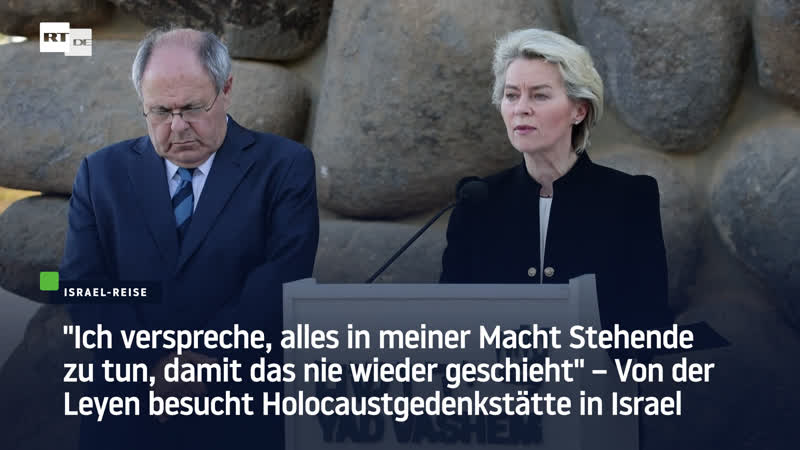 "ich verspreche, alles in meiner macht stehende zu tun, damit das nie wieder geschieht" – vdl besucht holocaustgedenkstätte