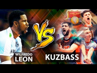 Wilfredo leon vs kuzbass russia superliga men volleyball 2017 2018