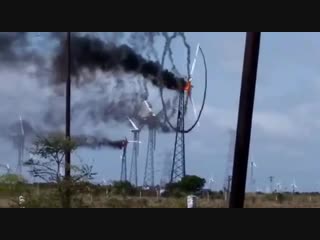 Windmill fire live video palladam tamilnadu 2016