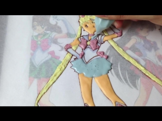 Sailor moon chocolate art happy kitchen kit giveaway(closed)♡ セーラームーンチョコレートアート