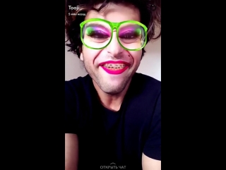 Tooji on snapchat (14 07 2016)