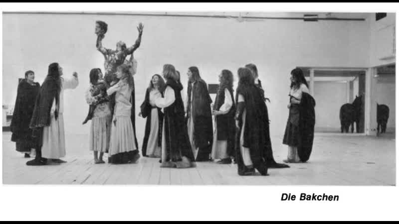 'die bakchen' by klaus michael grüber