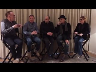 #t2trainspotting stars ewan mcgregor, jonny lee miller, robert carlyle and director danny boyle live from london!