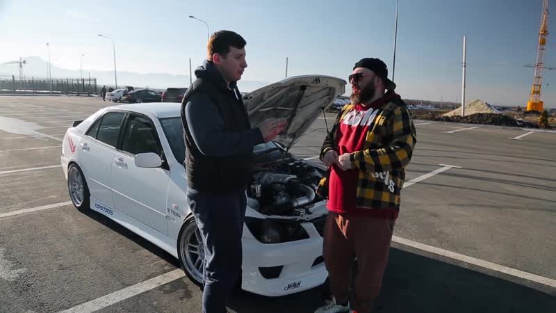 [asata channel] toyota altezza дрифт корч с легендарным 3uz fe!