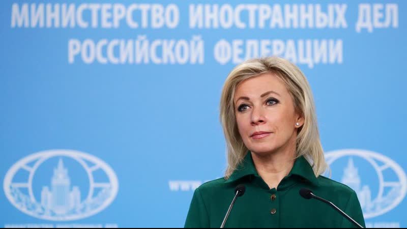 Live maria sacharowa gibt wöchentliche pressekonferenz