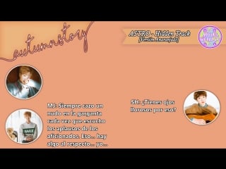 [hidden track talk] moon bin, mj y san ha (versión anaranjado 3er mini álbum autumn story)《sub esp》