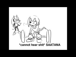 Knuckles the echidna art collection