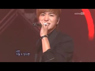 When onew couldnt make it to shinees comeback stage and leeteuk took his parts although he wasnt ready