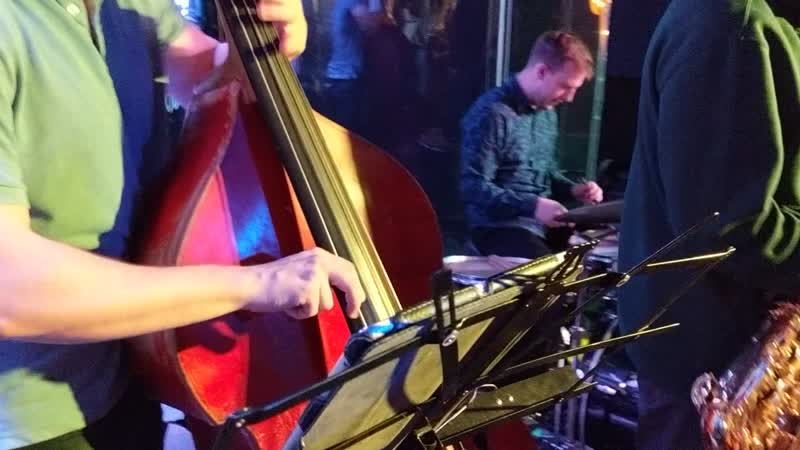 Barbara ubel &amp; one night band shiny stockings (bass solo)