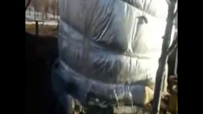 Домашняя биогазовая устаноа #1 home biogas plant #1