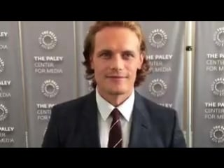 Looks like sam heughan wants to follow in william shatner's intergalactic footsteps