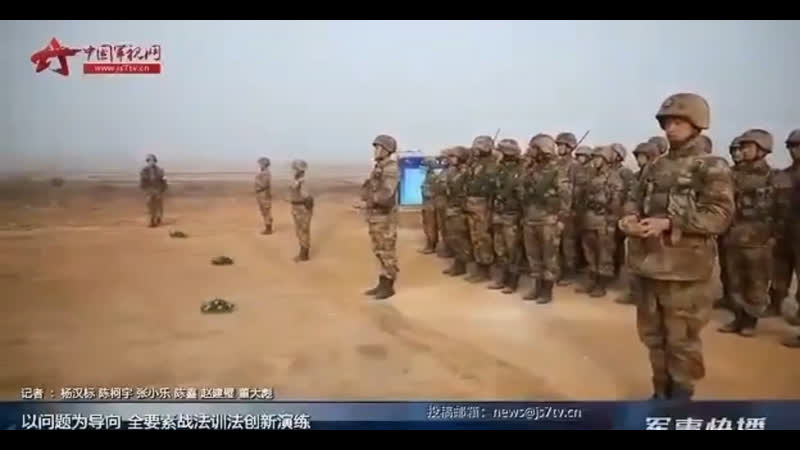 Танковые учения в китае