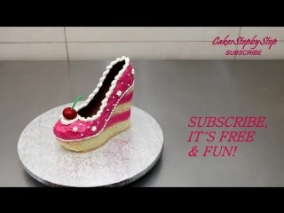 Shoe cake idea how to make by cakesstepbystep